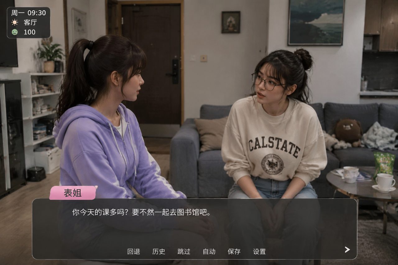 我的可爱表姐 校园生活 画面 6